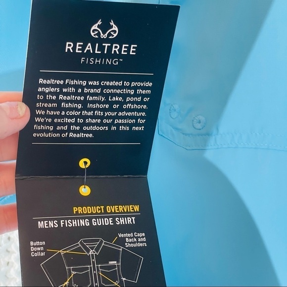 Real Tree UV Protection Boating Fishing Shirt - Picture 5 of 6